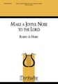 Make a Joyful Noise to the Lord SATB choral sheet music cover